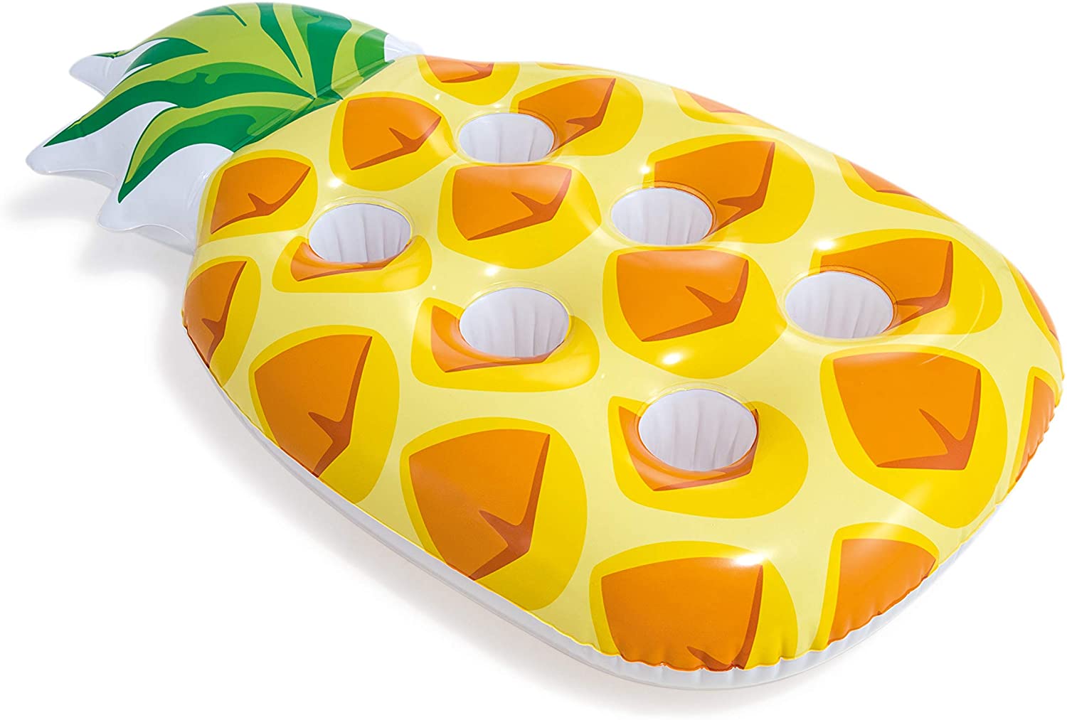 Intex 57505NP - Inflatable Pineapple Coaster Mat, Multicolor, Multi-coloured, 97x58 cm