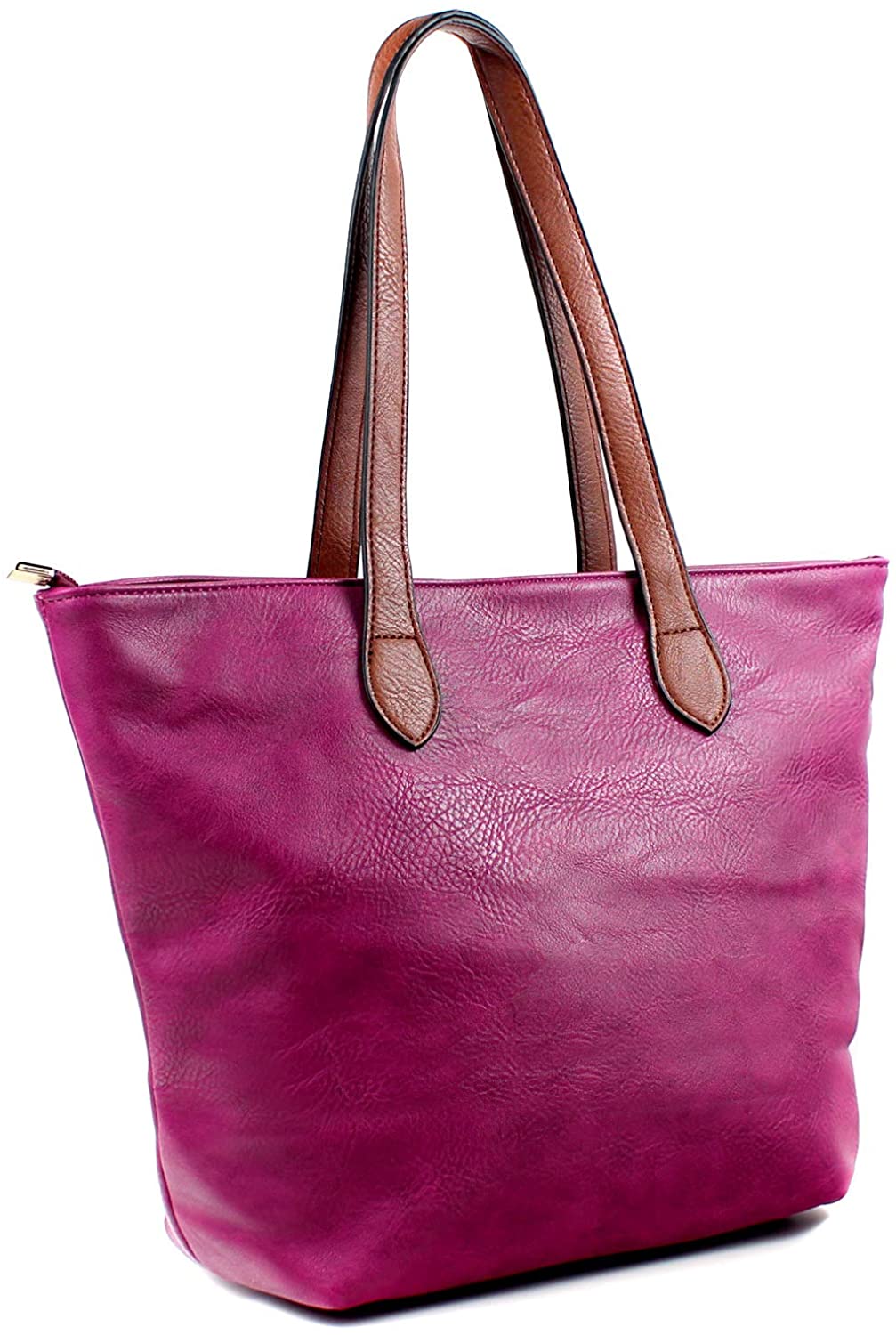 Aossta Womens Tote Bag Designer Handbag Daily Shoulder Bags Faux Soft Leather Lightweight Shopper Bags for Women - Image 2