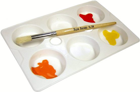 6 Well Economy Palette by Major Brushes
