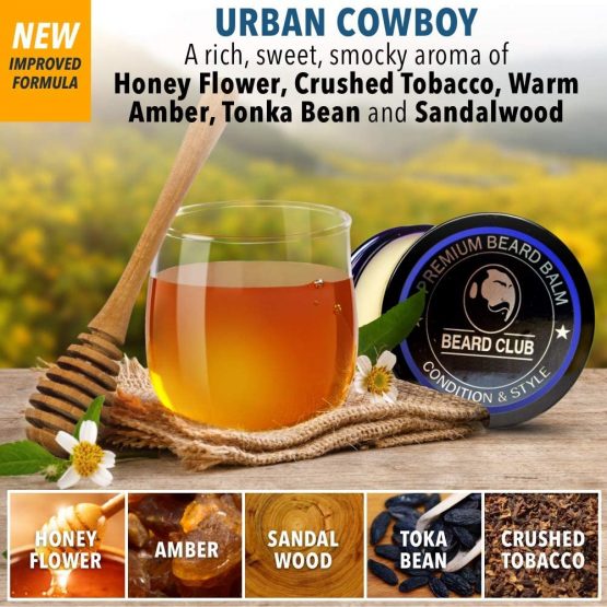 Premium Beard Balm | Urban Cowboy | The Best Beard Conditioner & Softener to Shape & Style your Beard, While Stopping Beard Itch & Flakes | Natural & Organic | Great for Hair Care & Growth  - Image 2
