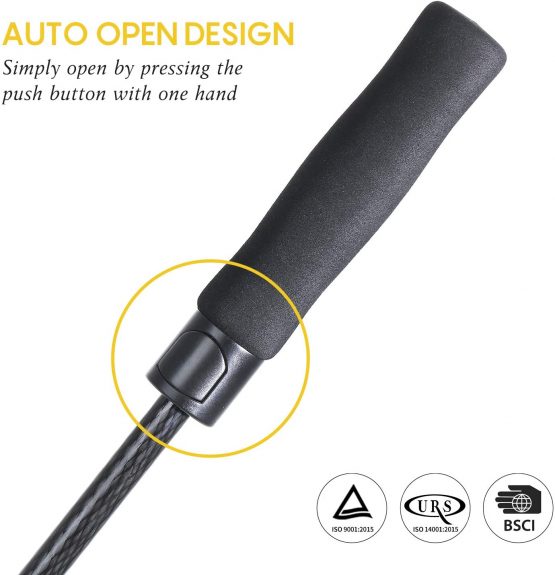 RUMBRELLA Golf Umbrella Windproof UV Umbrellas Large UPF 50+ Auto Open 55IN - Image 3