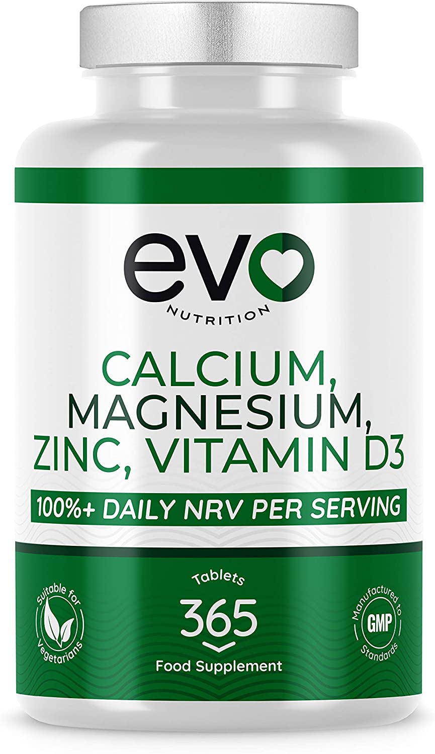 Calcium Magnesium Zinc Vitamin D3 And Selenium 365 Vegetarian Tablets High Strength Osteo