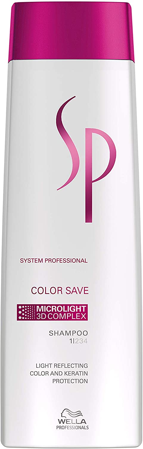 Wella SP Colour Save Shampoo 250 Milliliters, white-pink, 250 ml (Pack of 1)