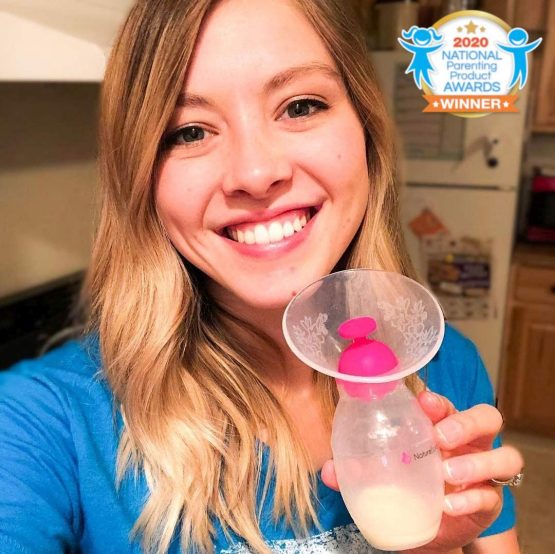 NatureBond Silicone Breastfeeding Manual Breast Pump Milk Saver Suction | Bonus Pump Strap, Stopper, Cover Lid, Pouch, Air-Tight Vacuum Sealed in Hardcover Gift Box. BPA Free. - Image 2