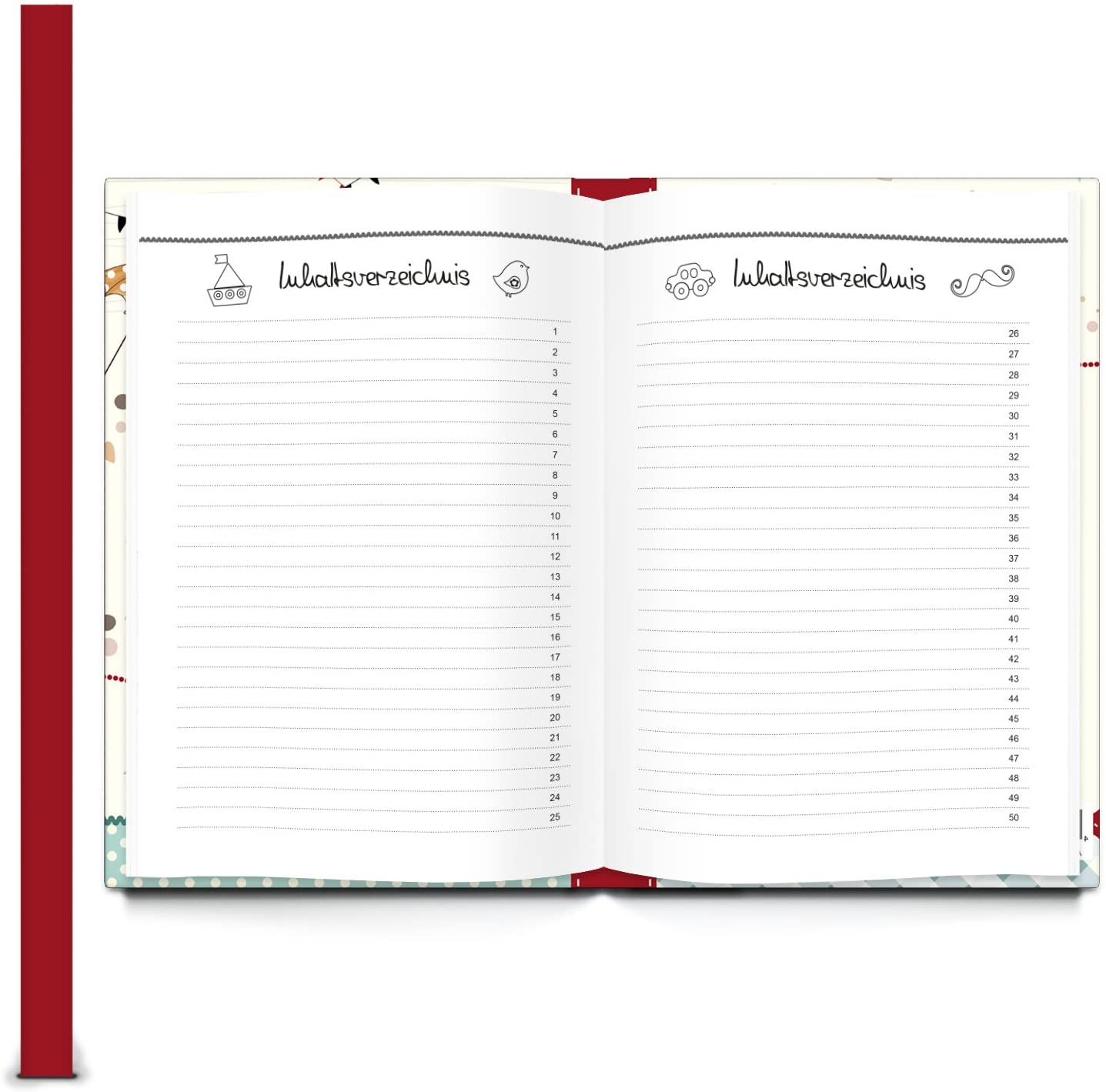 XXL baby diary children's diary baby book album for writing and self-design, for boys, din a4 with 136 pages - Image 3