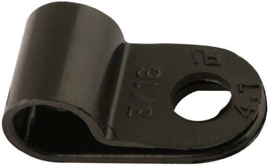 Connect 30353 Black Nylon P-Clip 12.0mm 100pc