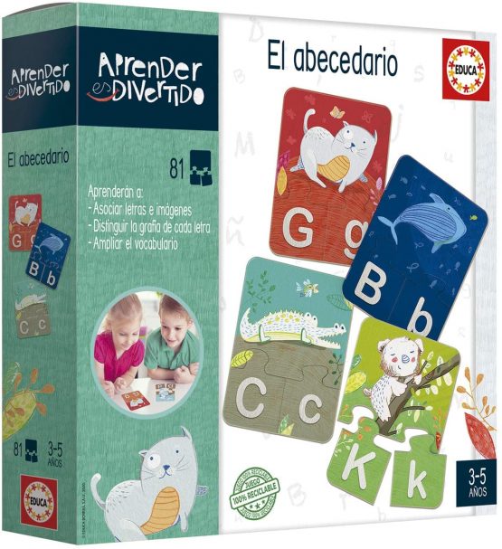 Educa- Learn is Fun The Alphabet Educational Game for Children Ages 3 and Up (18696), Assorted Colour/Model