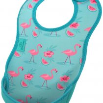Bibetta Bib - Premium Neoprene Ultrabib for Comfort - Waterproof Baby Bibs - Weaning Bibs with Crumb Catcher Pocket for Feeding Babies and Toddlers - Roll Up and Machine Washable