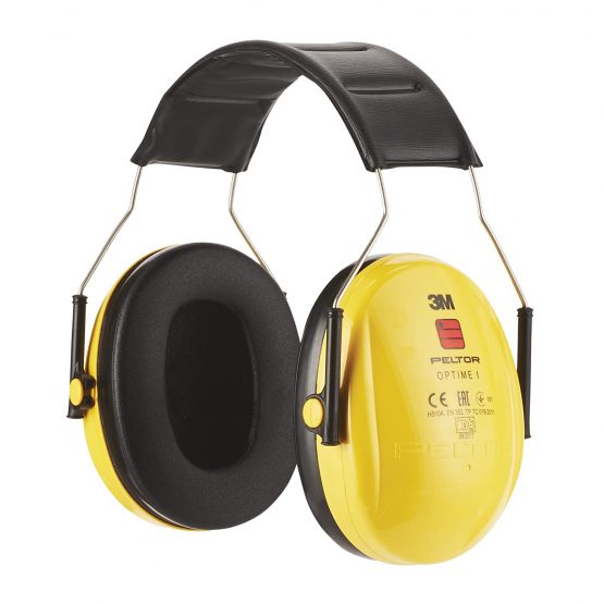 3M Peltor Optime I, H510AC1, Ear Muffs Headband, Lightweight Ear defender, Hearing Protection reduces noise level by up to 27dB, Pack of 1 - Image 2
