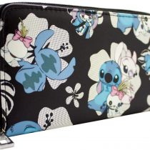 Lilo & Stitch Ohana Means Family Black Coin & Card Clutch Purse