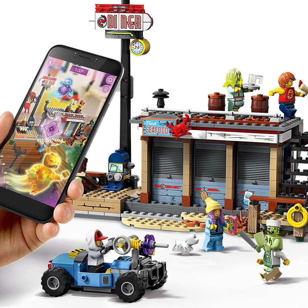 LEGO Hidden Side 70422 - Shrimp Shack Restaurant Attack, Ghost Construction Toys (579 parts), Mehrfarbig - Image 4