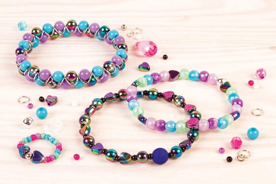 Make It Real - Ultimate Bead Studio. DIY Tween Girls Beaded Jewelry Making Kit. Arts and Crafts Kit Guides Kids to Design and Create Beautiful Bracelets, Necklaces, Rings and Headbands - Image 4