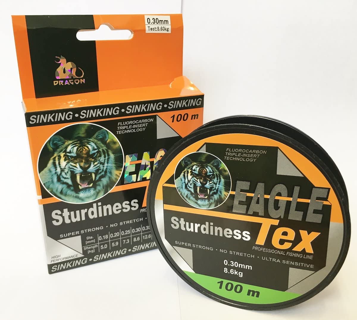 Quality Fluorocarbon Fishing Line 0.55 mm 100 m 20 kg Monofile Line (0.55 mm), Green