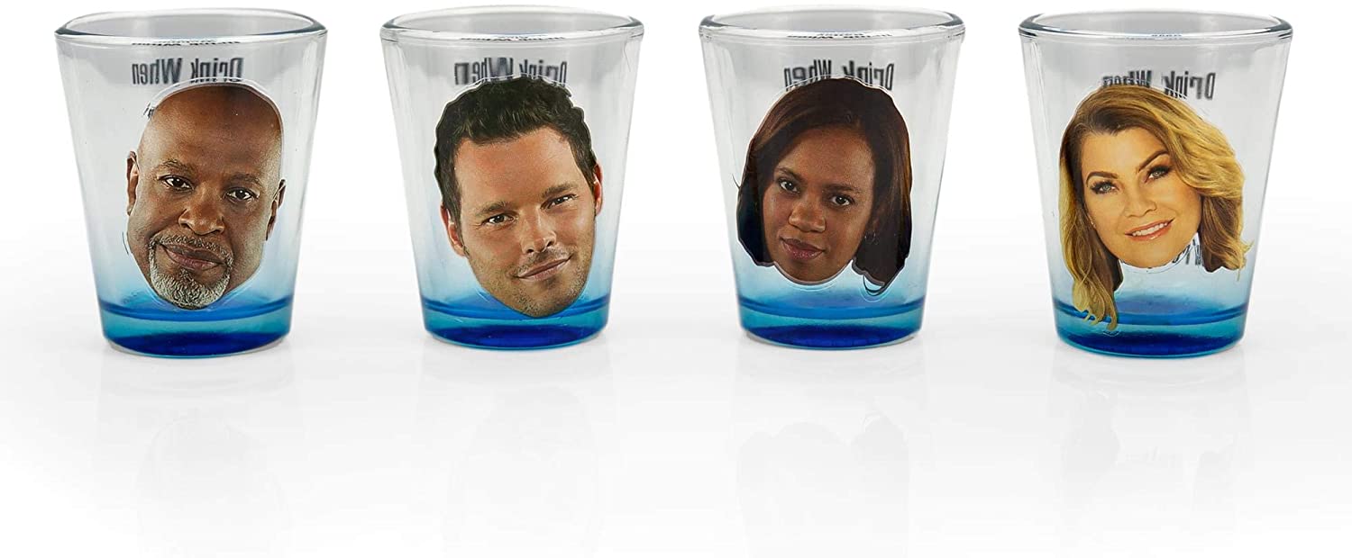 Surreal Entertainment Greys Anatomy Party Drinking Game, Multi-color, 4 Count (Pack of 1)