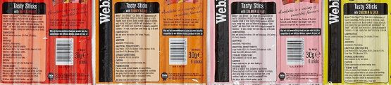 Webbox Cats Delight Tasty Sticks Chews Treats Variety Pack 4 x 6 (24 Sticks) - Image 2