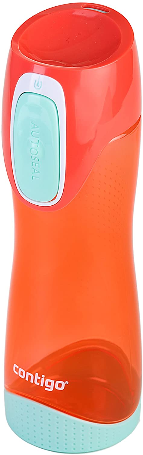 Contigo drinking bottle Swish Autoseal large BPA-free plastic water bottle, leak-proof, for sports cycling, jogging, hiking - Image 3