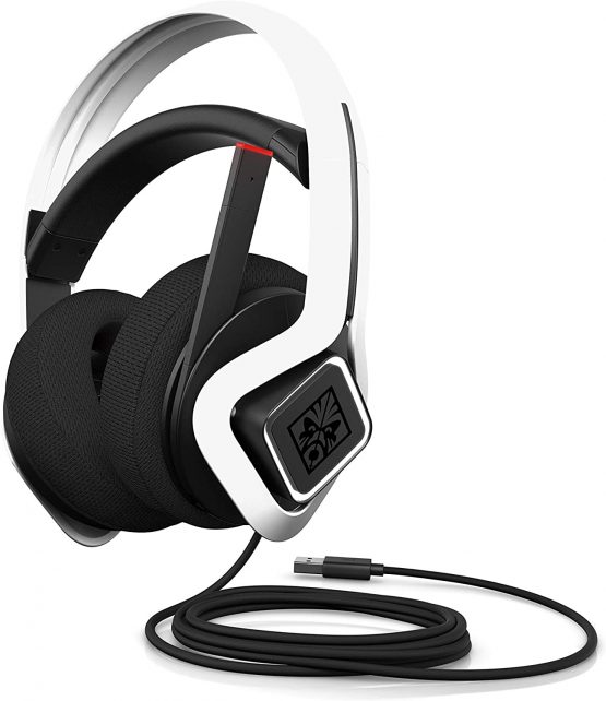 HP OMEN, Mindframe2 PC Gaming Headset with RGB, FrostCap Active Cooling technology, 7.1 Virtual Surround Sound, Noise-cancelling folding mic, White - Image 3