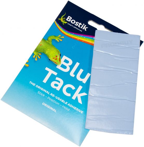 [Pack of 3] Bostik Blu Tack 48g Packs Reusable Adhesive Sticky Putty