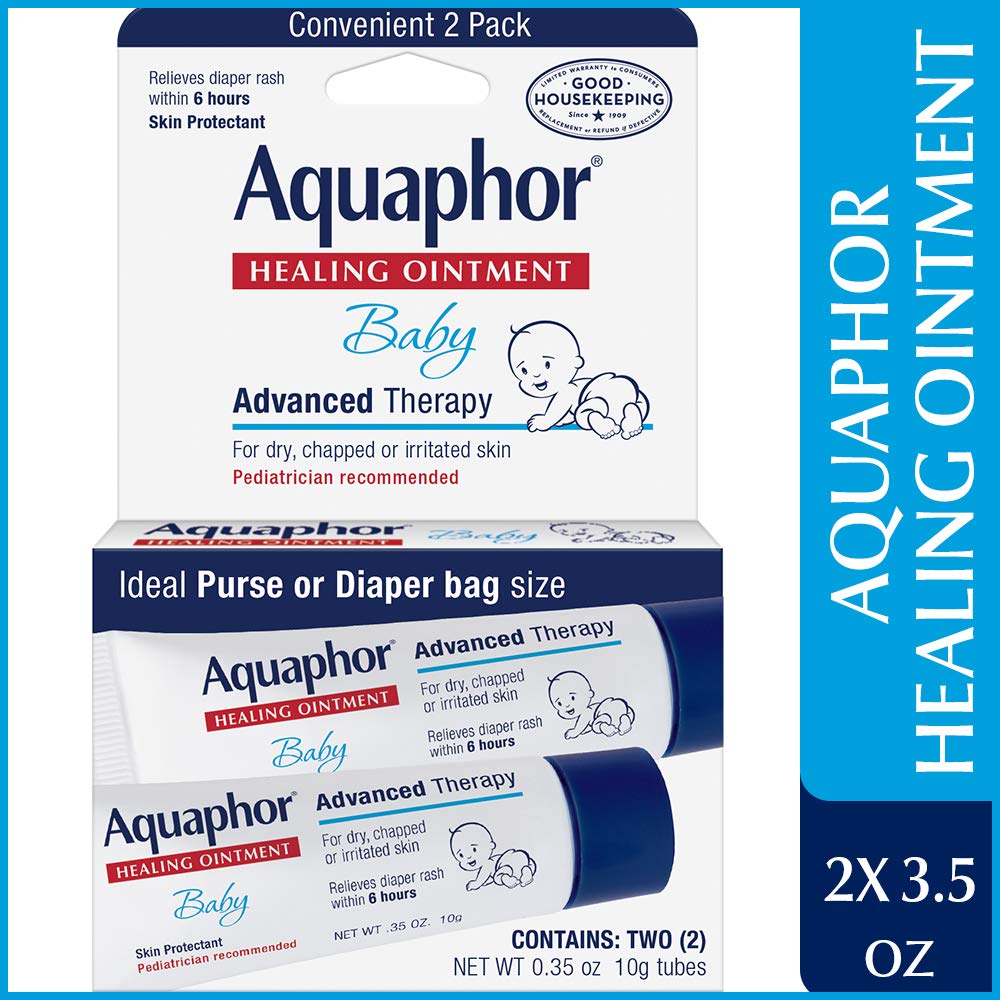 Aquaphor Baby Healing Ointment Advanced Therapy 2 tubes 0.35 oz each - Image 4
