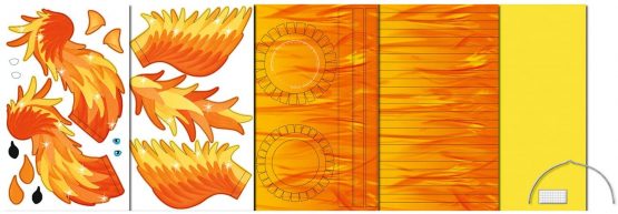 Ursus 18720010F Phoenix Lantern Craft Set for Making a Lantern, for Children, Includes Handicraft Instructions (English language not , Ideal for the Next Lantern Run - Image 2