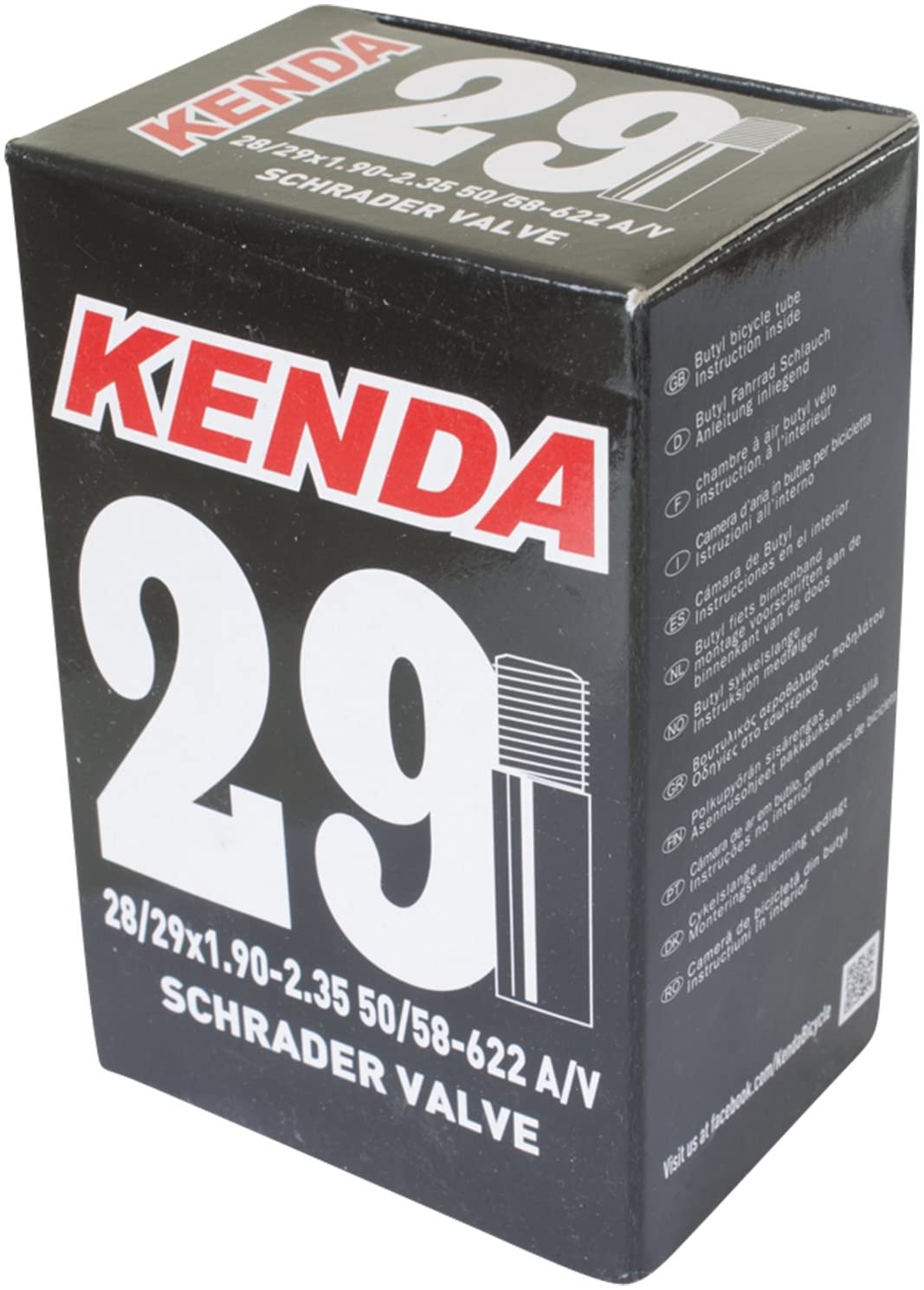 KENDA 26 EK AV 48 mm Tube, AV-48mm, 26x1.75-2.125 - Image 2
