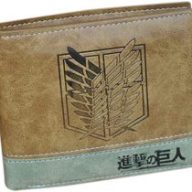 Attack on Titan Shingeki no Kyojin Recon Corps PU Leather Wallet Purse