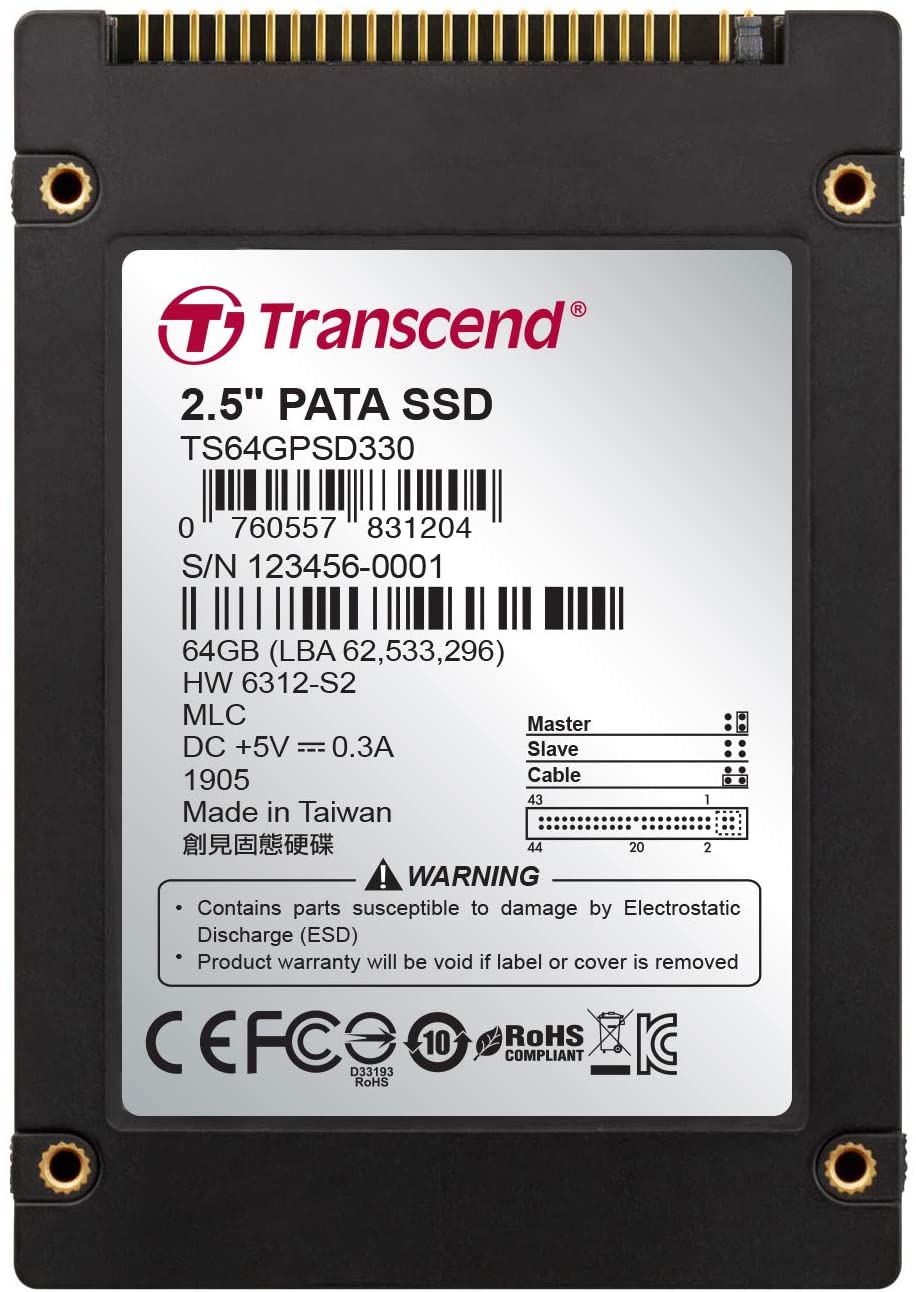 Transcend TS64GPSD330, 64Gb