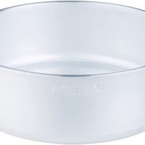Pentole Agnelli ALMA10624 Professional Aluminum Pans 3 mm, Low Casserole with 2 Handles, 4.1 L