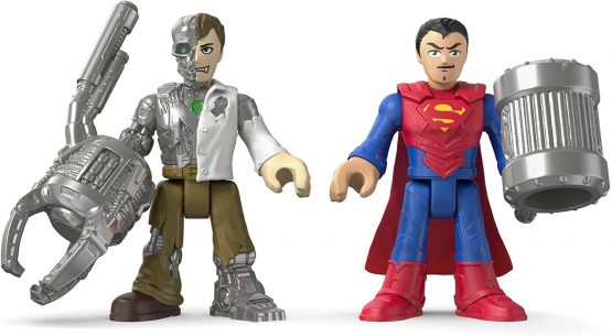 Fisher Price Imaginext Toy - DC Super Friends - Superman and Metallo Action Figure - Image 3