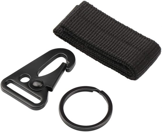 Coolty Tactical Hanging Belt Carabiner Clip Molle Strap Snap Hook Nylon Webbing Buckle Strap Clip Backpack Tape Keychain Hanging Buckle Belt Key Ring Holder for Camping Hiking Outdoor Activities - Image 2