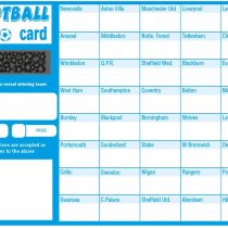 Bingosupermarket Football Fundraising Scratch Cards (40 Team)