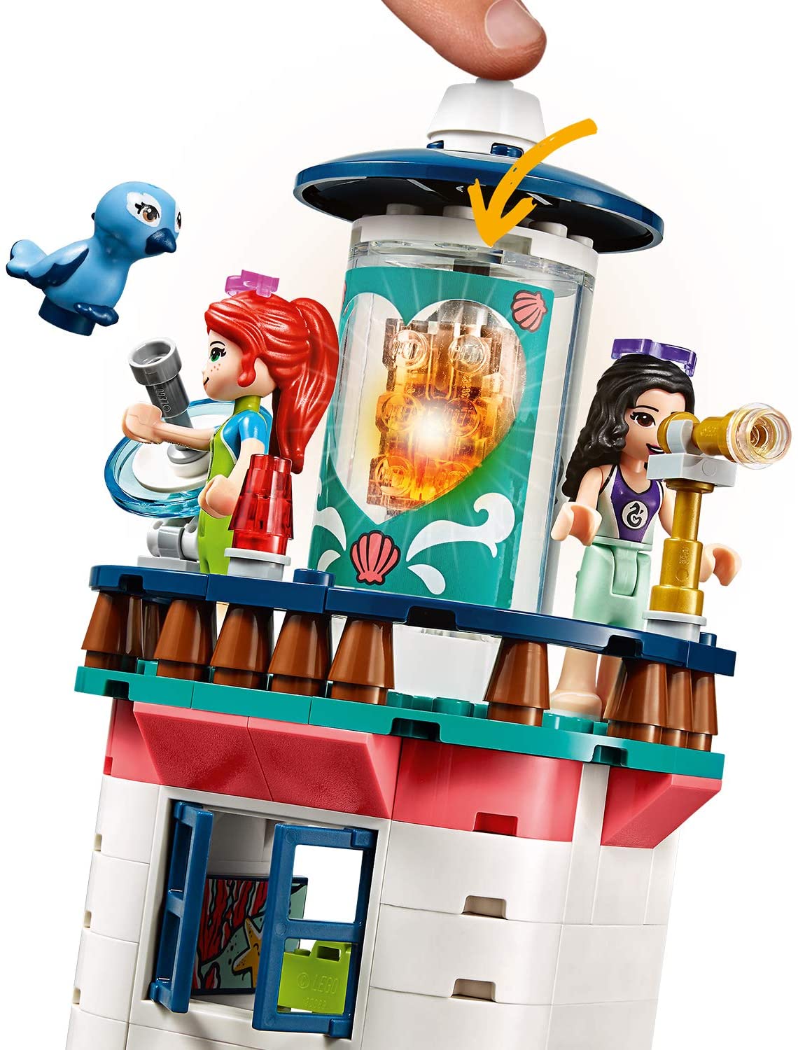 LEGO 41380 Friends Lighthouse Rescue Center 4-Floors Vet Clinic Set including Mia and Emma Mini dolls with Animals Figures - Image 4