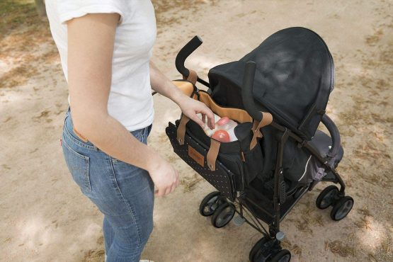 Badabulle Easy Travel pram organiser, buggy organiser, pushchair organiser, stroller organiser, pram bag - Image 3
