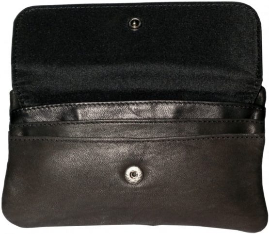 Lorenz Womens Ladies Black Soft Leather Slim Purse W13/1221L by Classyshades - Image 3