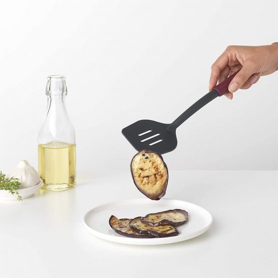 Brabantia 122781 Tasty+ Spatula Plus Fork, Aubergine Red - Image 3