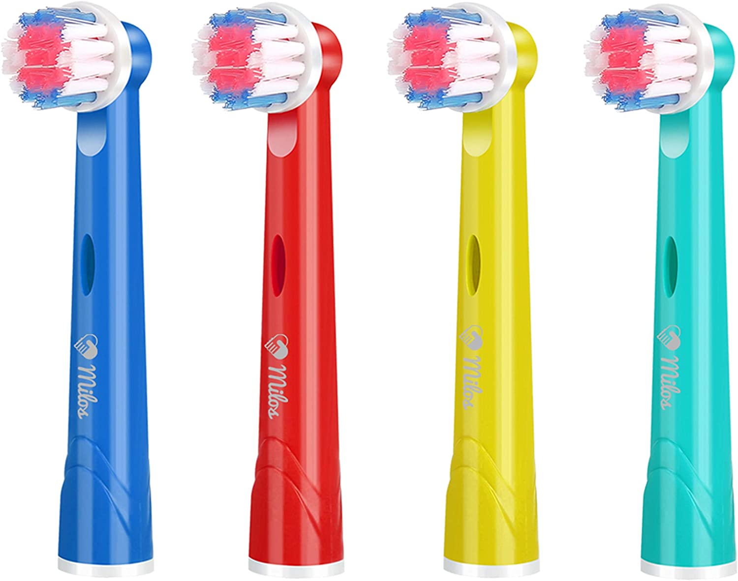 Milos Compatible Oral B Kids Toothbrush Heads 4 Pack/Compatible Kids ...