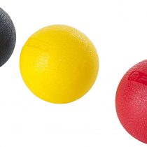 Pure2Improve Unisex's Massage Balls-Pack of Three (Pack of 3), Black/Red/Yellow, One Size