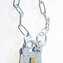 FB11 Chain Type London Fire Brigade Padlock Supplied with 1 Key