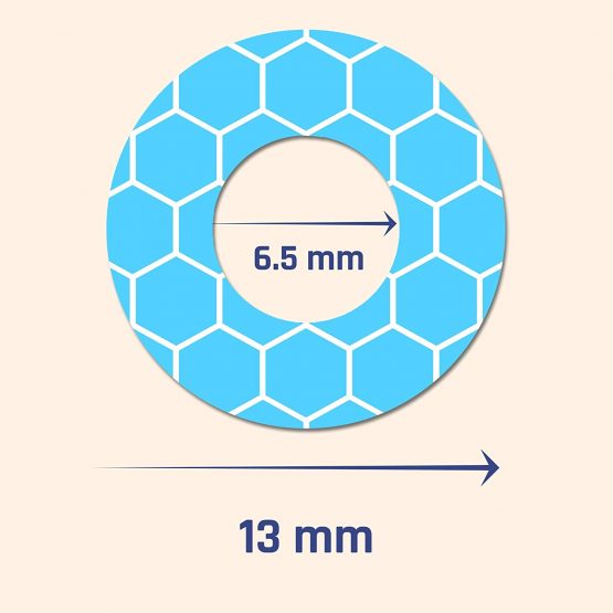 2000 Pack, Hole Reinforcement Ring Labels Stickers - 20 Assorted Designs - Image 3