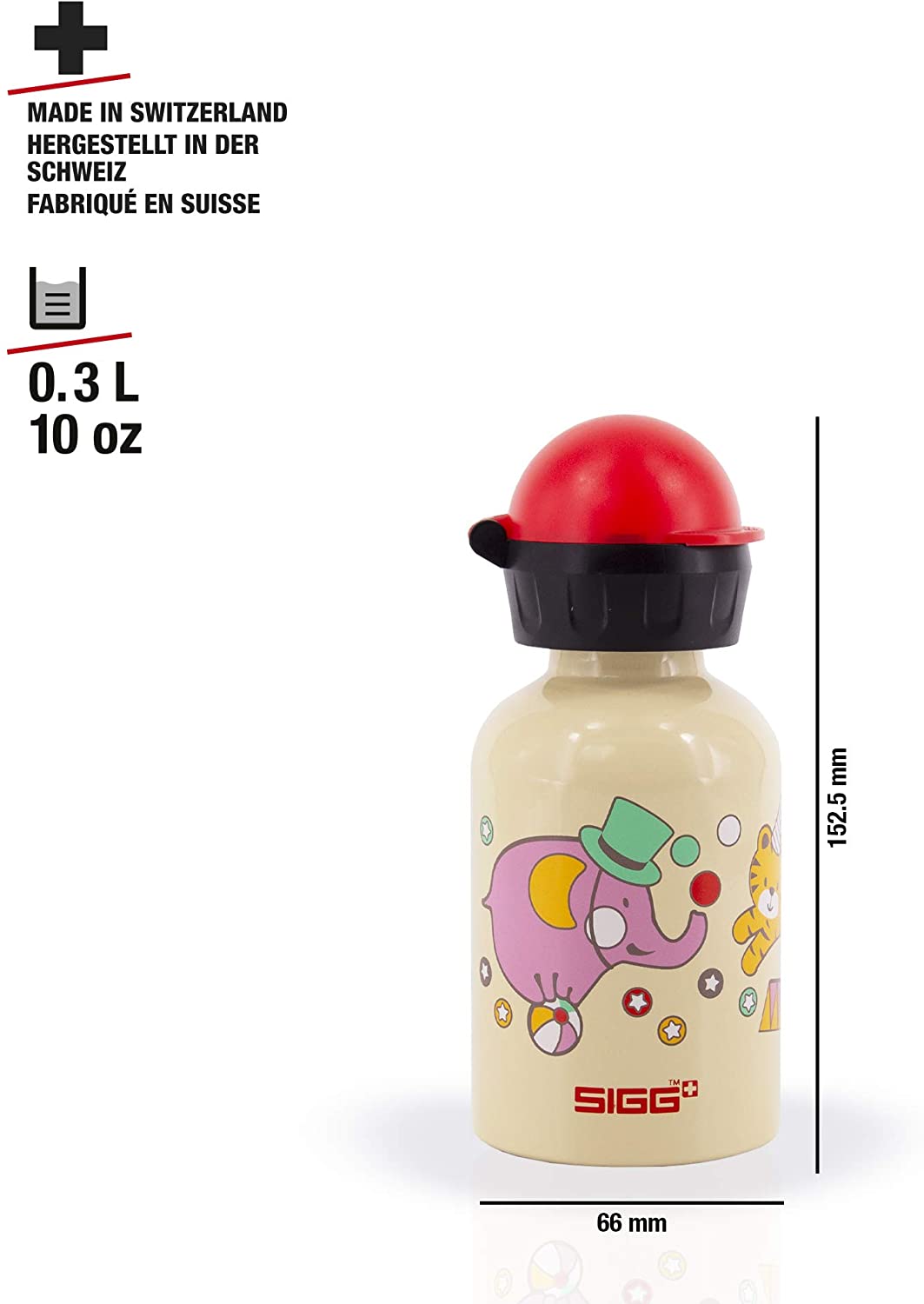 Sigg Children's Drinking Bottle (0.3 L), Pollutant-Free Children's Bottle with Leak-Proof Lid - Image 4
