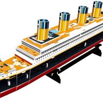 CubicFun 3D Puzzles Titanic Model Kits Ship and Boat Jigsaw Puzzles for Kids and Adults, Paper DIY Toy Gift and Decoration, 35 Pieces