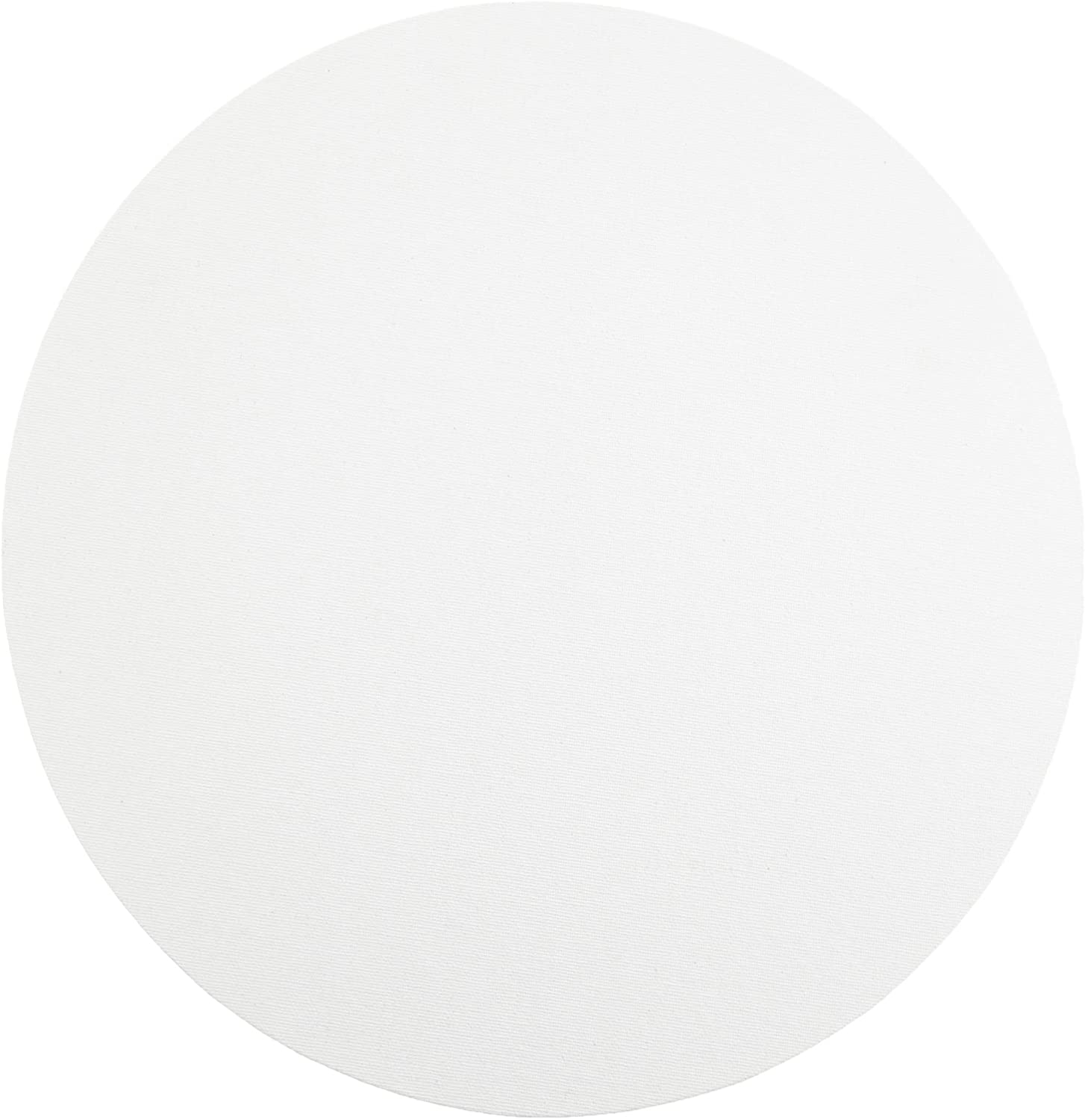 Clairefontaine, Ref 34173C, White Canvas Board (Round), 30 x 30cm, 3mm Thick, Made from 100% Cotton