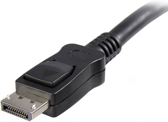 StarTech 30 ft DisplayPort Cable with Latches - 2560 × 1600 - DPCP & HDCP - Male to Male DP Video Monitor Cable (DISPLPORT30L) - Image 2