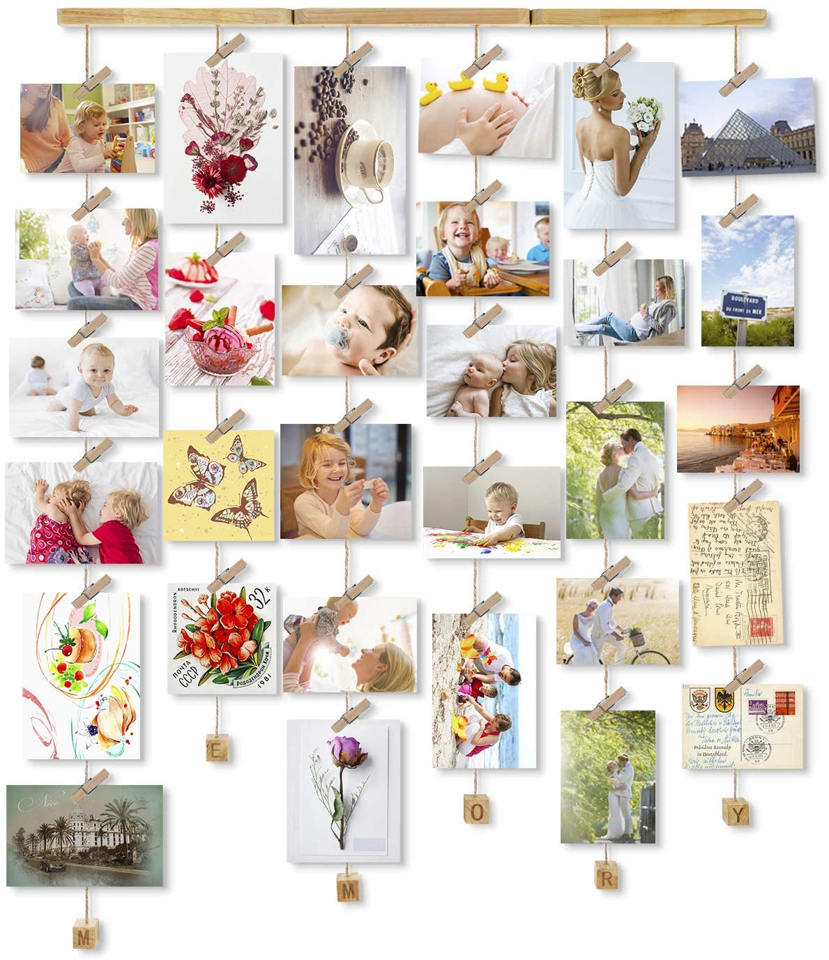 LoveKANKEI Wood Picture Photo Frame for Wall Decor, 26 x 29 Inch