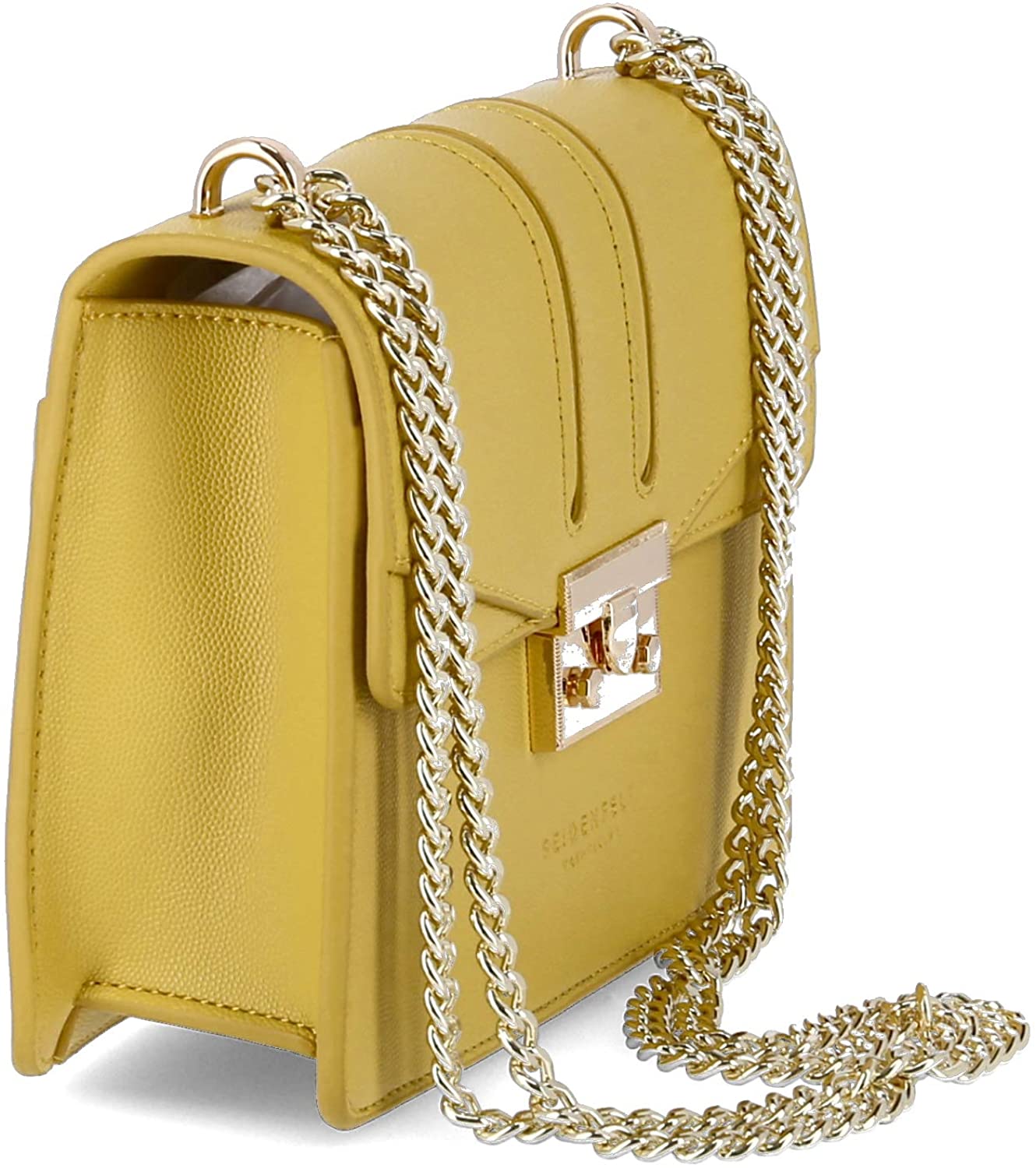 Seidenfelt Roros shoulder bag 21 cm, Lemon - Image 3