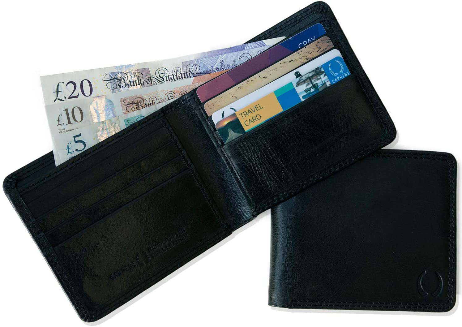 PELLE TORO Minimalist Slim Mens Wallet, Handmade Real Leather Card Wallet with RFID Blocking - Image 3