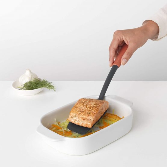 Brabantia 122804 Tasty+ Spatula Plus Cutting Edge, Terracotta Pink - Image 3