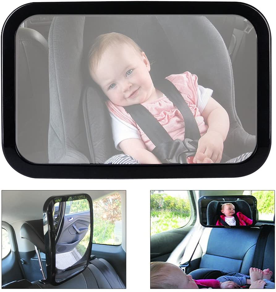 BW Car Rearview Mirror Safety Easy View Back Seat Mirror Baby Viewer Inside Rearview Mirror support Baby Care for Cars