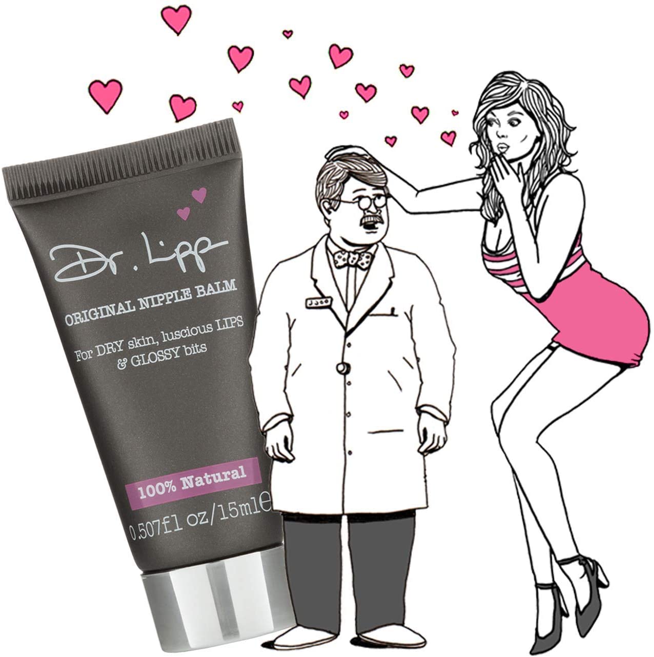 Dr ORIGINAL NIPPLE BALM for dry skin, luscious lips & glossy bits - Image 2