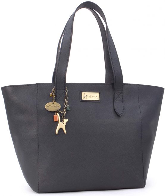 Catwalk Collection Handbags - Women's Large Saffiano Leather Tote/Shopper Shoulder Bag - PALOMA